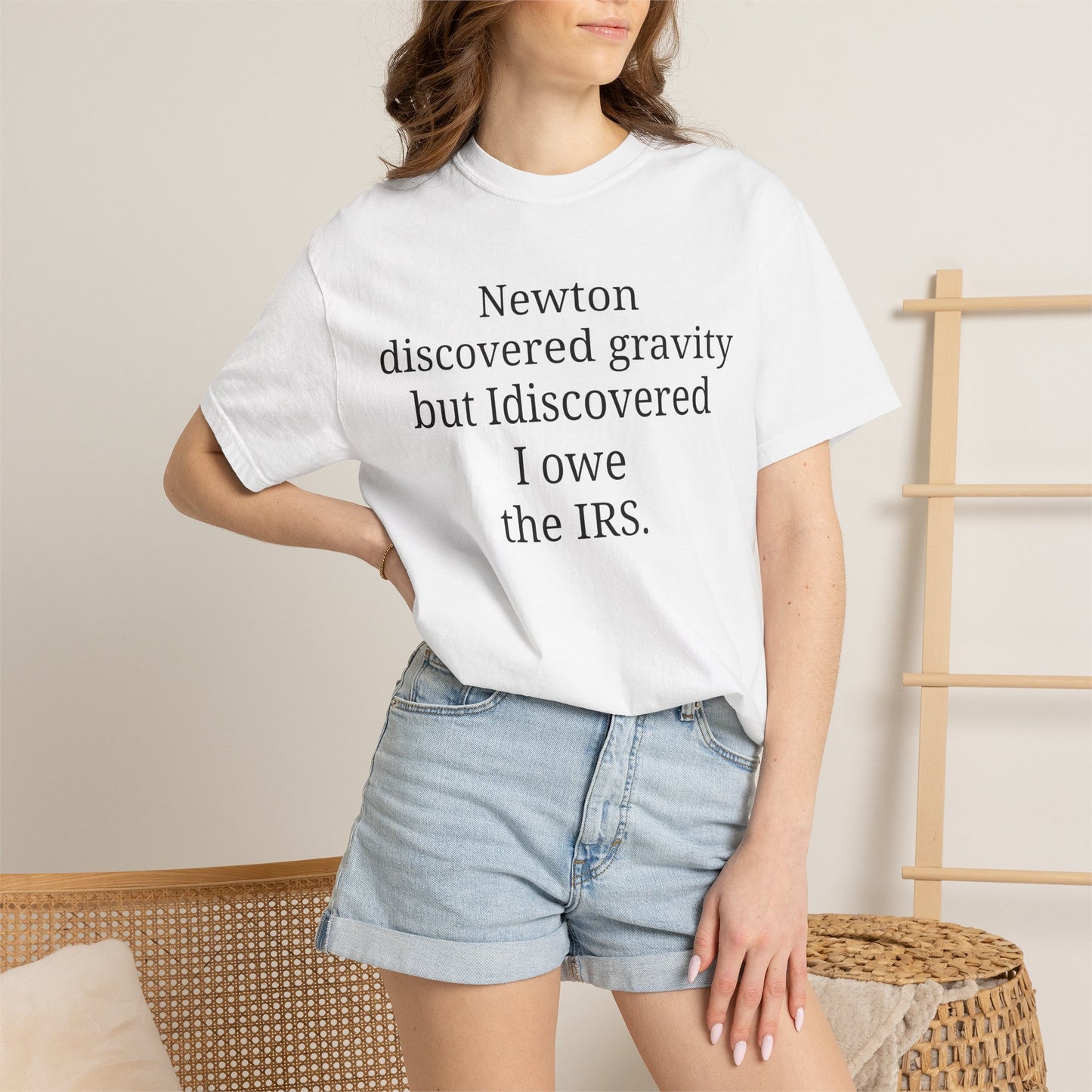 Newton discovered gravity but I discovered I owe the IRS.